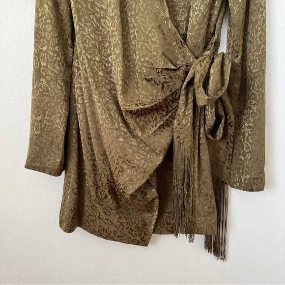 House of Harlow 1960 x REVOLVE Milani Mini Dress in Olive Green - Picture 7 of 13